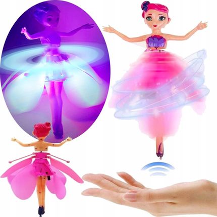 Toys Latająca Lalka Magiczna Wróżka Led Sterowana Ręką