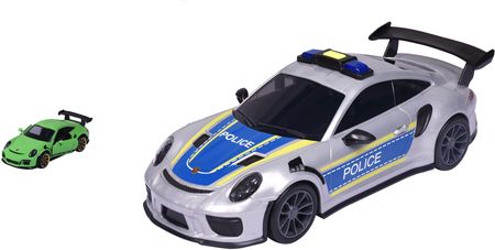 Majorette Radiowóz Policyjny Porsche 911 Gt3 Rs + Autko 2058199