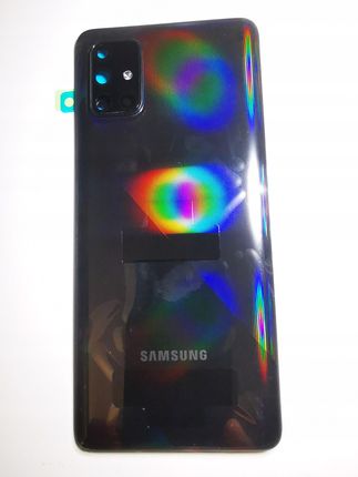 Samsung Klapka Baterii A71 Czarna