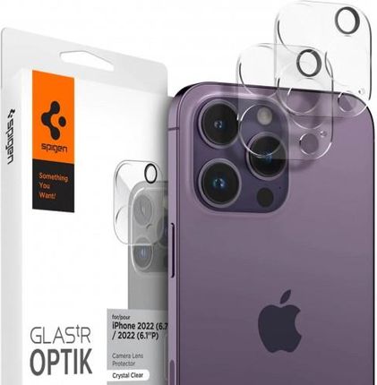 Spigen Szkło Na Aparat Glas.Tr Optik 2-Pack Do Iphone 14 Pro / Max Przezroczyste