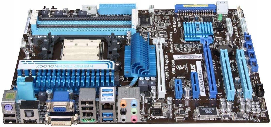 ASUS M4A89GTD PRO/USB3 Motherboard With I/O Shield Plus CPU And RAM Combo - Foto 5