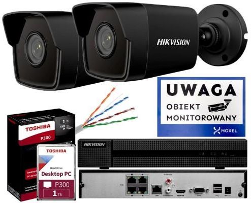 Zestaw Do Monitoringu Hikvision Zestaw Do Monitoringu Na Kamery Ipcam B Rejestrator Nvr Ch