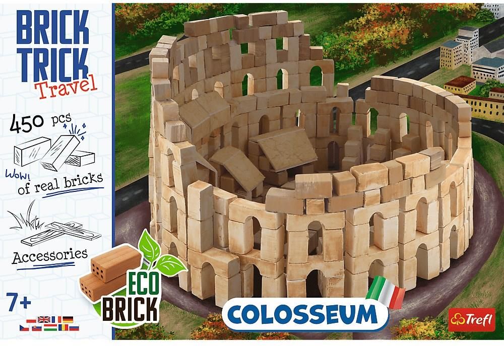 Trefl Brick Trick Travel buduj z cegły Koloseum 61608 - ceny