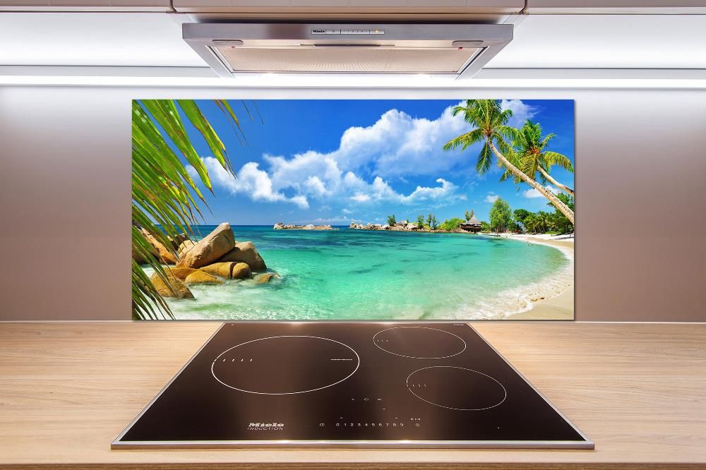 Wallmuralia.pl Panel Do Kuchni Seszele Plaża 100x50 PKSH37245256 ...