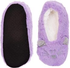 Zdjęcie Fioletowe Kapcie Moraj W Serca Ocieplane Bambosze - Racibórz