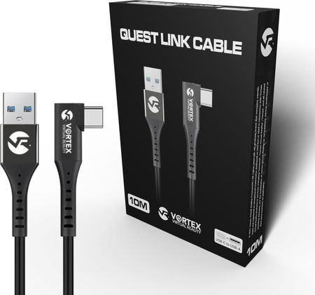 Vortex Virtual Reality Zestaw kabel 10m USB-A + haczyki podwieszające kabel Oculus Quest 2