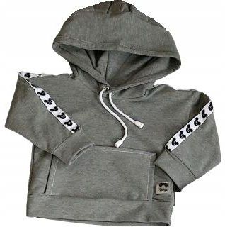Bluza S szara z lampasem myszka