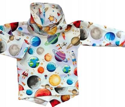 Bluza XL kolorowe Planety