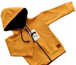 Bluza XL musztardowa na zamek