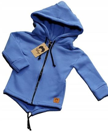 Bluza XL parka niebieska