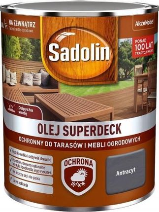 Sadolin Superdeck 2,5l Olej Do Drewna Antracyt