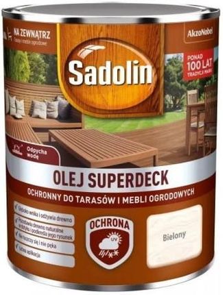 Sadolin Superdeck 2,5l Olej Do Drewna Bielony