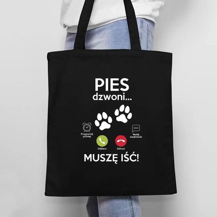 Pies dzwoni, muszę iść - torba na prezent - zdjęcie 5