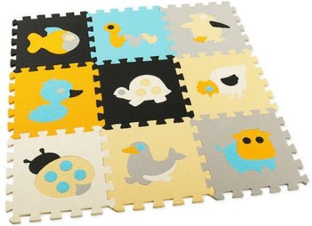 Bigtoys Mata Piankowa Edukacyjna Kolorowa Puzzle Zwierzęta Bpuz3305