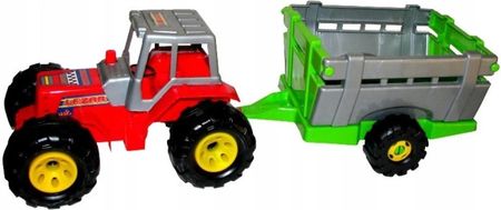 Traktor Z Przyczepą Mak Toys Pojazd Rolniczy Traktorek Z Przyczepką Zabawka Dla Dzieci 24Miesiące+ 22072 Mc0020