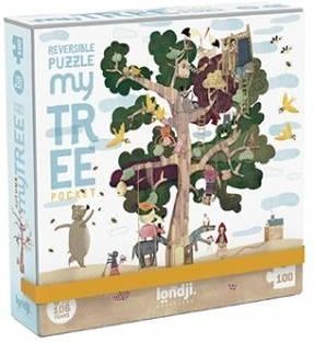 Londji Kieszonkowe Puzzle Dla Dzieci 100 Szt, Moje Drzewo