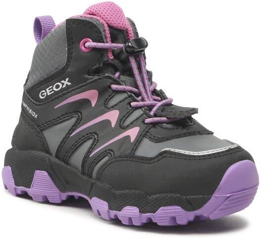 Geox Mädchen Sneaker Magnetar - Atmungsaktiv Mit Dämpfung