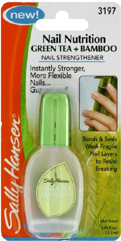 Sally hansen nail nutrition nail strengthener green tea deals bamboo