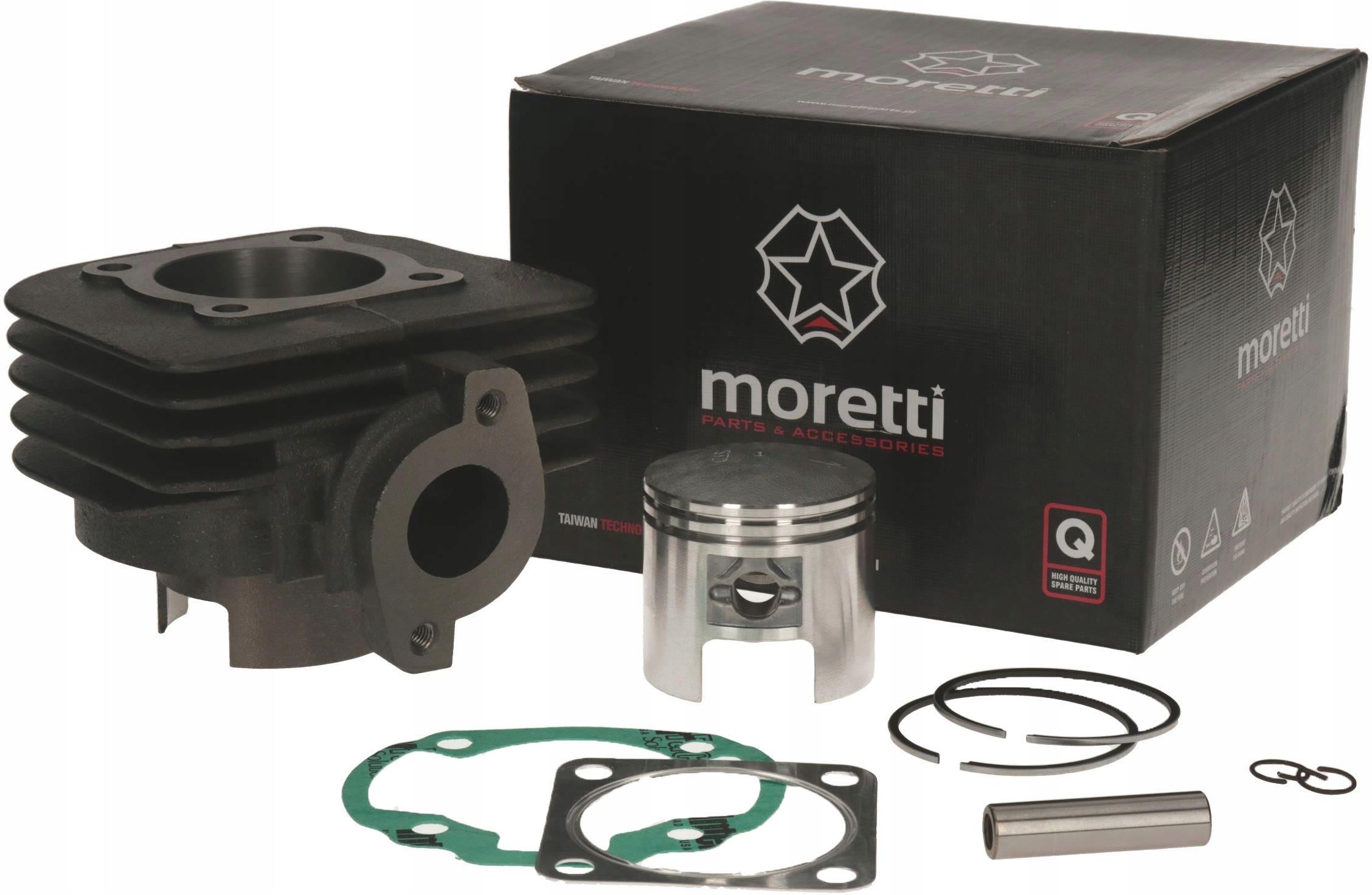Kit Cylindre-piston Joints Segments Pour Moteur Morini Aprilia 50cc 2 Temps (Habana, Mojito)