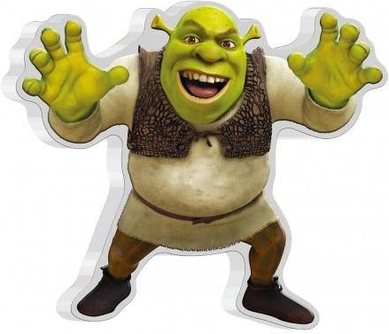 Shrek 20Th Anniversary 1 Uncja Srebrna Moneta Kolekcjonerska