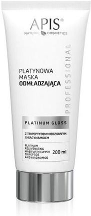 Apis Platinum Gloss,Platynowa maska odmładzająca z tripeptydem miedziowym i niacynamidem,200 ml