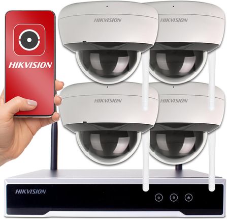 HIKVISION ZESTAW MONITORINGU WIFI CCTV 4MPX 2K HDD