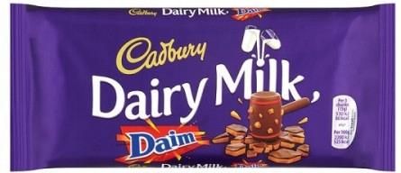 Cadbury Dairy Milk Daim Czekolada 120g