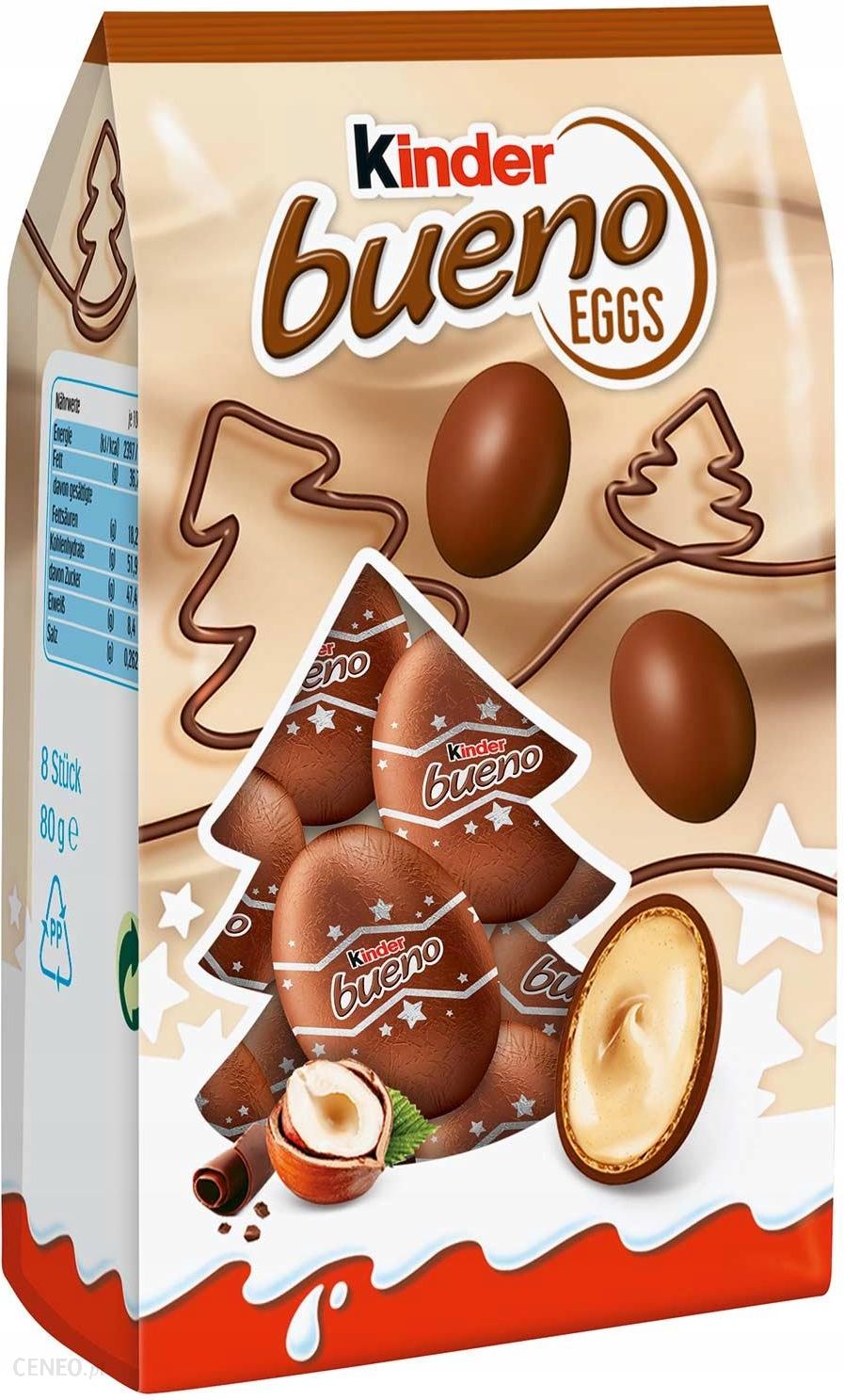 Ferrero Świąteczne Jajka Kinder Bueno Eggs Święta 80g - Ceny i