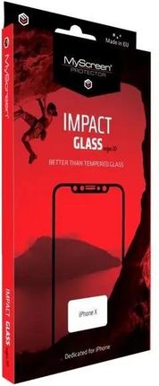 Myscreen Protector Ms Impactglass Edge 3D Iphone 7/8 Plus Czarny/Black Hybrydglass 8H