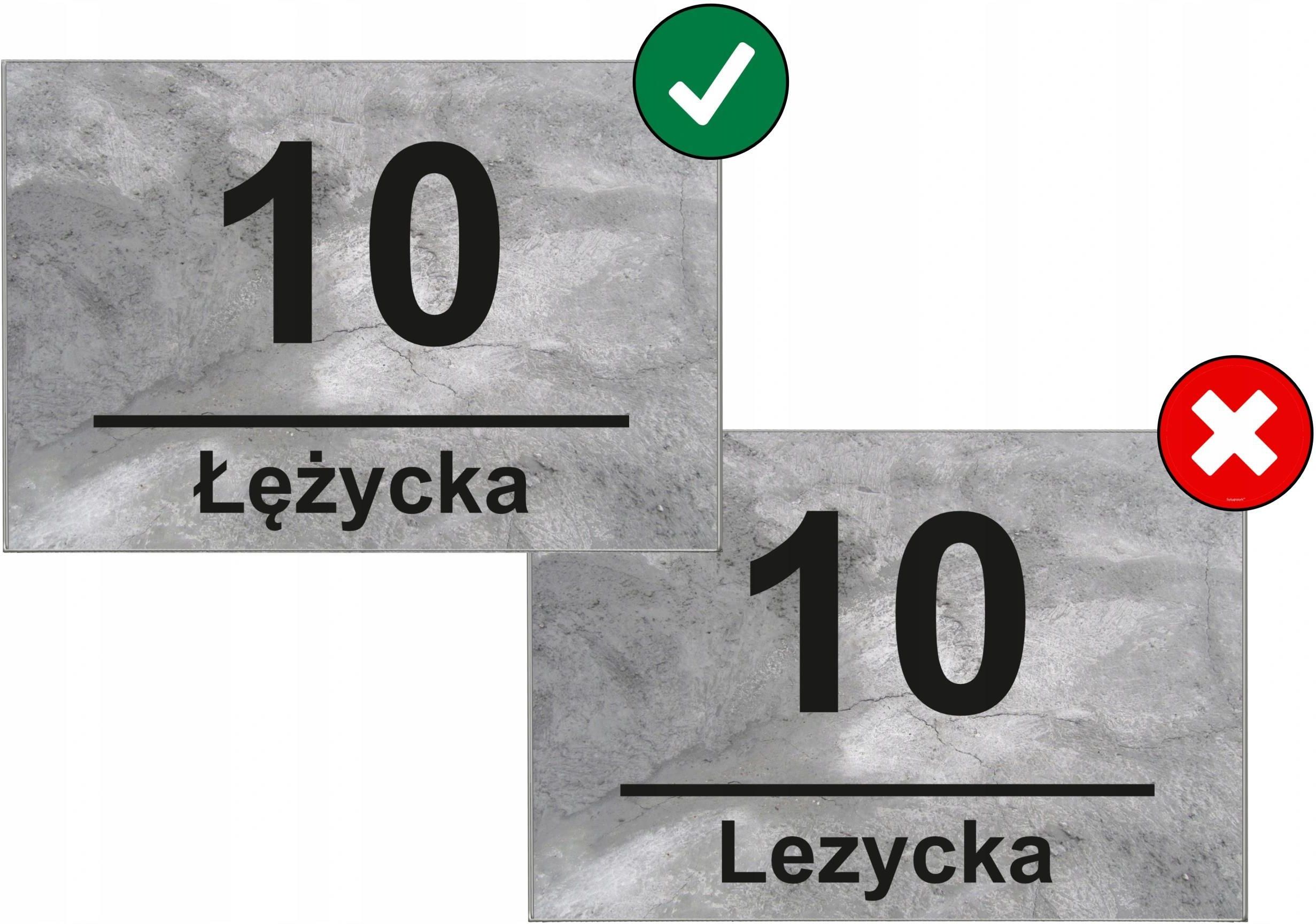 Selato Tabliczka Adresowa Numer Domu 32x21 Adres Dystanse - zdjęcie 7 Selato Tabliczka Adresowa Numer Domu 32x21 Adres Dystanse