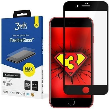 3Mk Szkło Hybrydowe Flexibleglass Max Apple Iphone Se 2022/Se 2020 Czarne