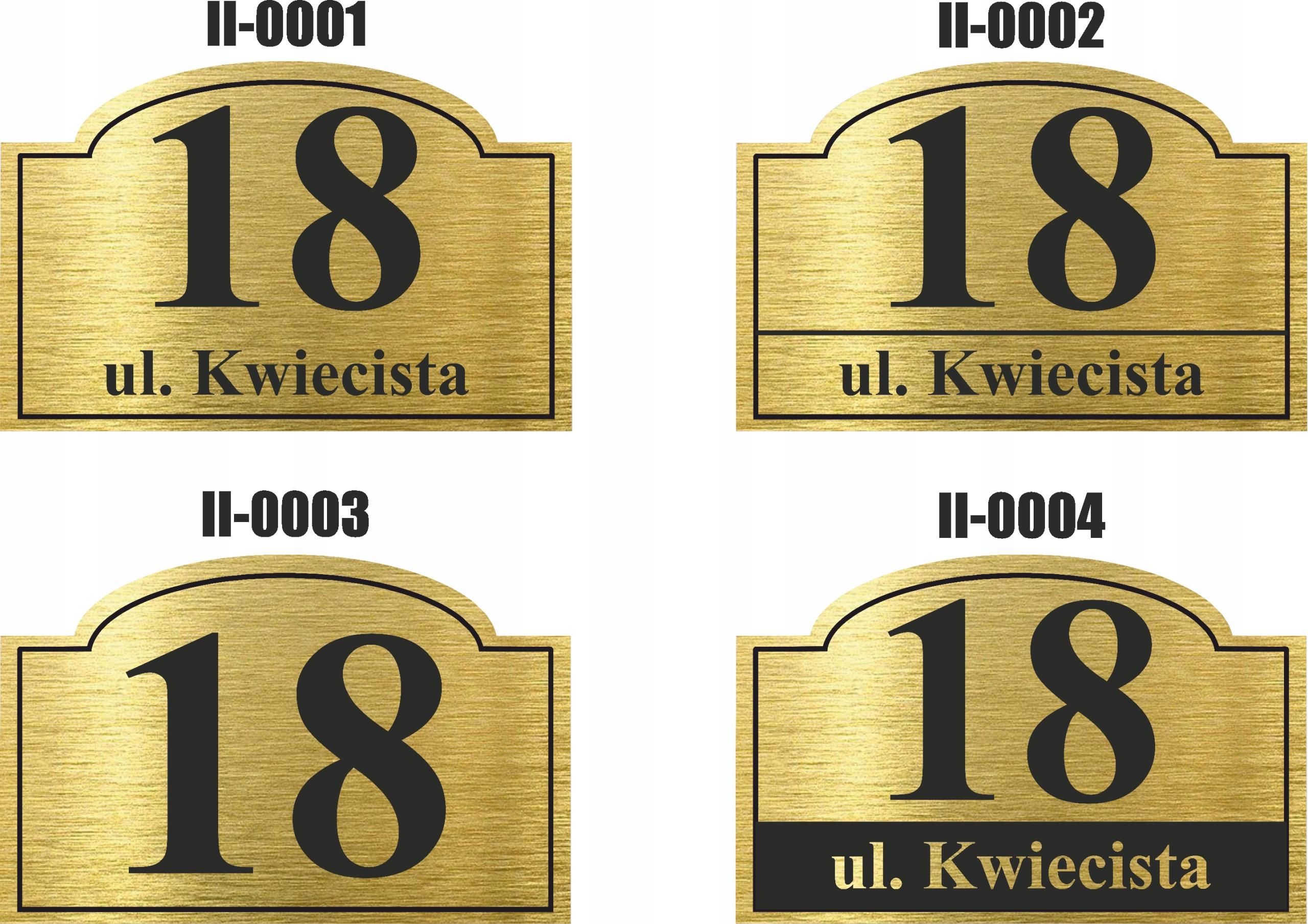 Printima Tablica Adresowa Aluminium Numer Domu Zaokrąglona - zdjęcie 4 Printima Tablica Adresowa Aluminium Numer Domu Zaokrąglona