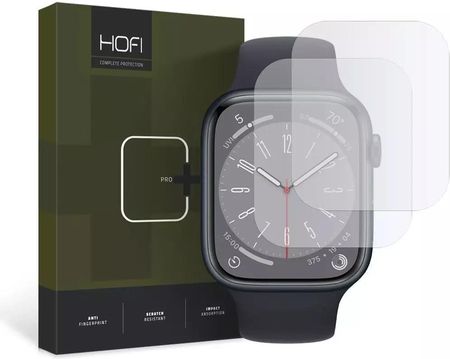 Hofi Folia Hydrożelowa Hydroflex Pro+ 2-Pack Apple Watch 4 / 5 6 7 8 Se (44 45 Mm) Clear