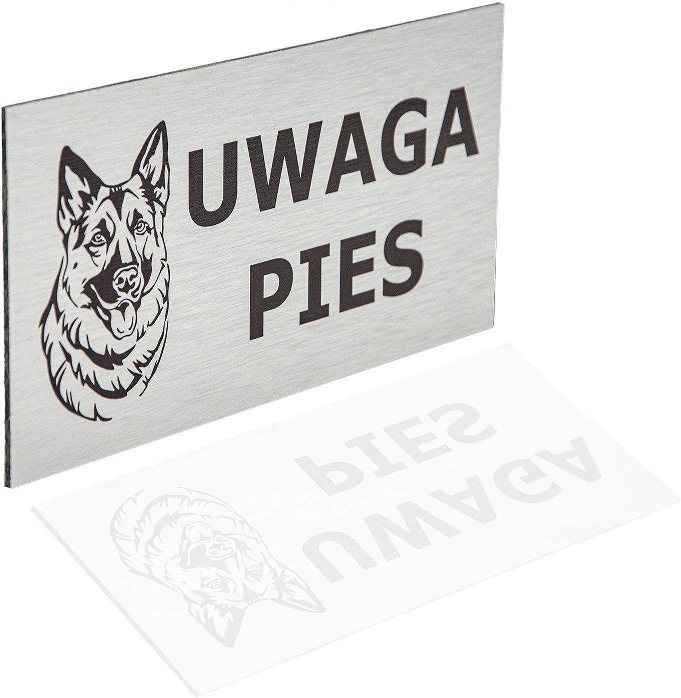 Printima Zestaw Tabliczka Na Dom Adresowa Numer Uwaga Pies Inox - zdjęcie 1 Printima Zestaw Tabliczka Na Dom Adresowa Numer Uwaga Pies Inox