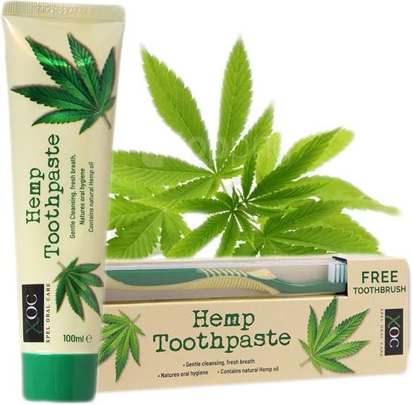 Xpel Hair Care Xoc Hemp Pasta Do Zębów Z Olejkiem Konopi Bez Fluoru