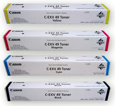 Canon Zestaw tonerów C-EXV49 8525B002 8526B002 8527B002 8524B002 4szt.