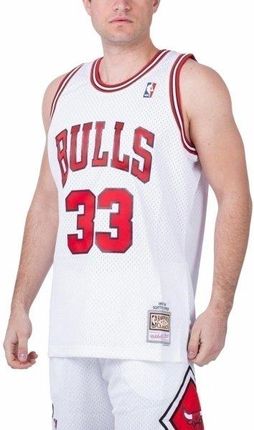 Mitchell &amp; Ness koszulka męska Chicago Bulls NBA Home Swingman Jersey Bulls 97-98 Scottie Pippen SMJYAC18054-CBUWHIT97SPI