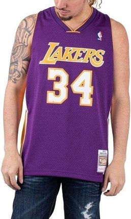 Mitchell &amp; Ness koszulka męska Los Angeles Lakers NBA Swingman Jersey Lakers 99-00 Shaquille O`Neal SMJYGS18447-LALPURP99SON