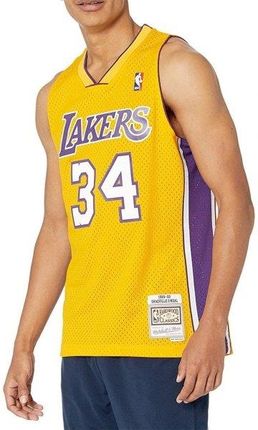 Mitchell &amp; Ness koszulka męska Los Angeles Lakers NBA Swingman Home Jersey Lakers 99 Shaquille O`Neal SMJYGS18179-LALLTGD99SON