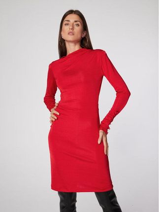 Rage Age Sukienka codzienna Natalie Czerwony Slim Fit