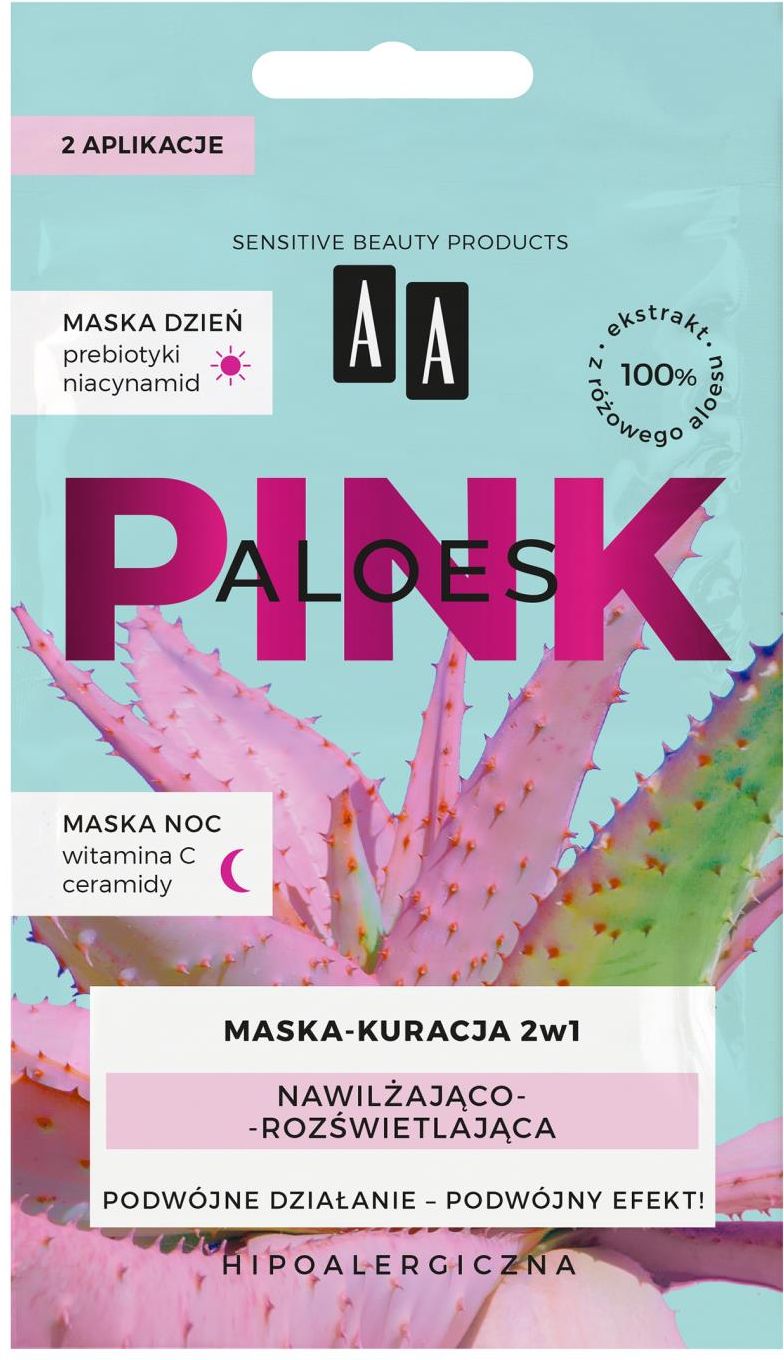 Maseczka Aa Aloes Pink Nawilżająca Maska Do Twarzy 2x4ml Opinie I Ceny Na Ceneopl 4825