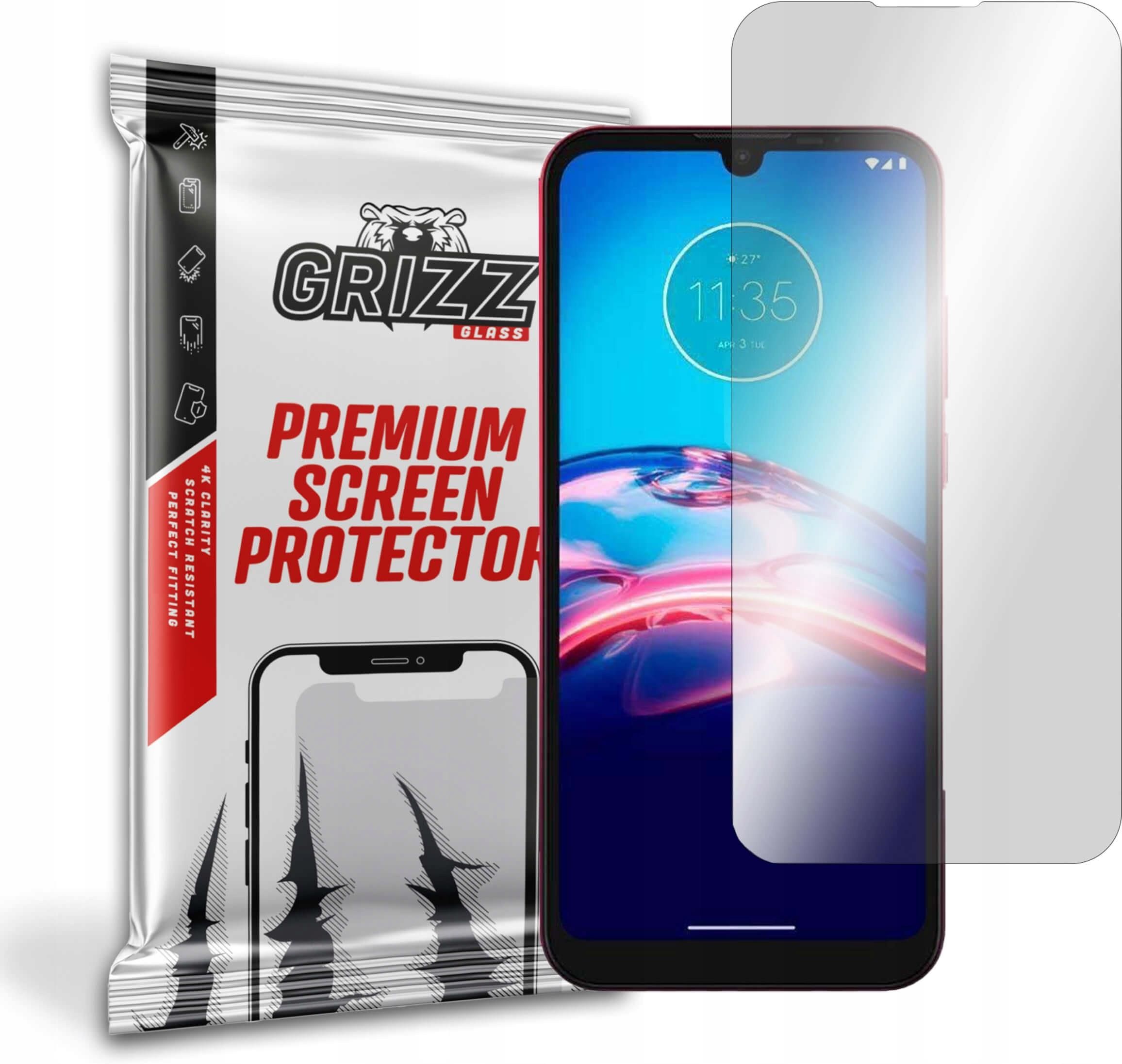 Cadorabo Vetro Temperato Per Motorola Moto E6s 2020 - Protezione Display Trasparente Con Nero, Durezza 9H, Copertura Completa, Anti Graffio, Facile Applicazione