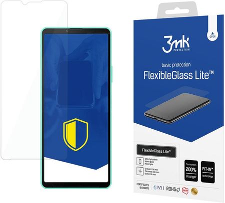 3MK, Sony Xperia 10 IV, Szkło hybrydowe, FlexibleGlass Lite