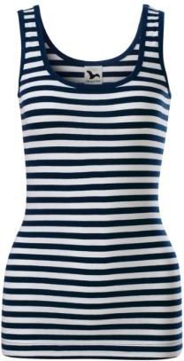 Nauticdecor Koszulka Żeglarska Marynarska W Paski Sailor Damska T-Shirt Xs