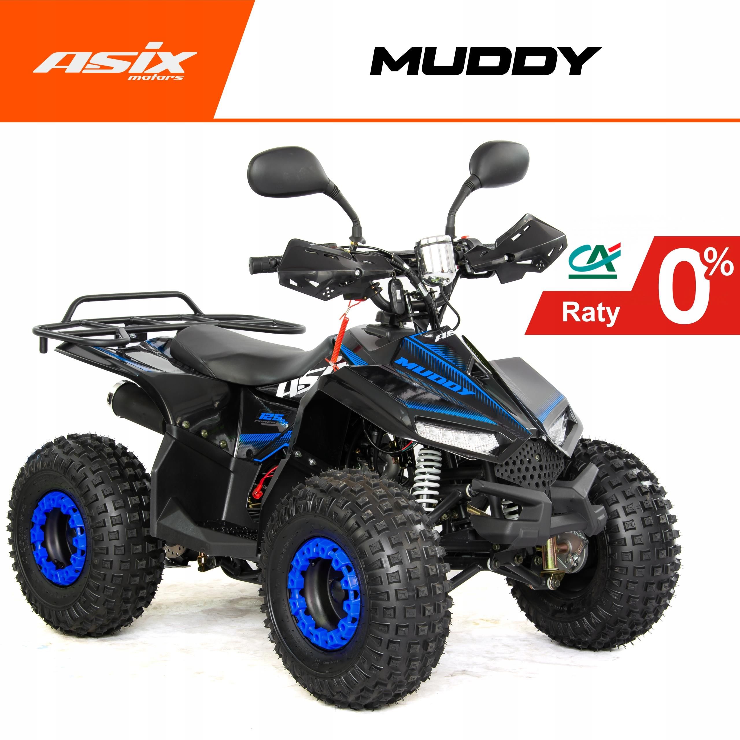QUAD 125 ASIX MUDDY TRANSPORT 0ZŁ RATY 0% CHOINKA - Opinie i
