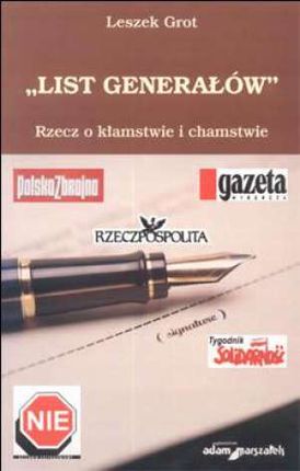 LIST GENERAŁÓW. Rzecz o kłamstwie i chamstwie