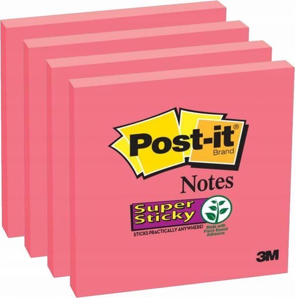 Karteczki Samoprzylepne Post It Super Sticky X 4 Ceny I Opinie Ceneopl