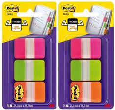 Zdjęcie Zakładki Samoprzylepne 38X25Mm 6X22szt. - Świdnica