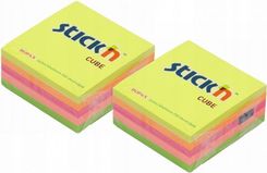 Zdjęcie Karteczki Stick'N 51X51Mm 250K Kolory Neonowe 2 Op - Dębica
