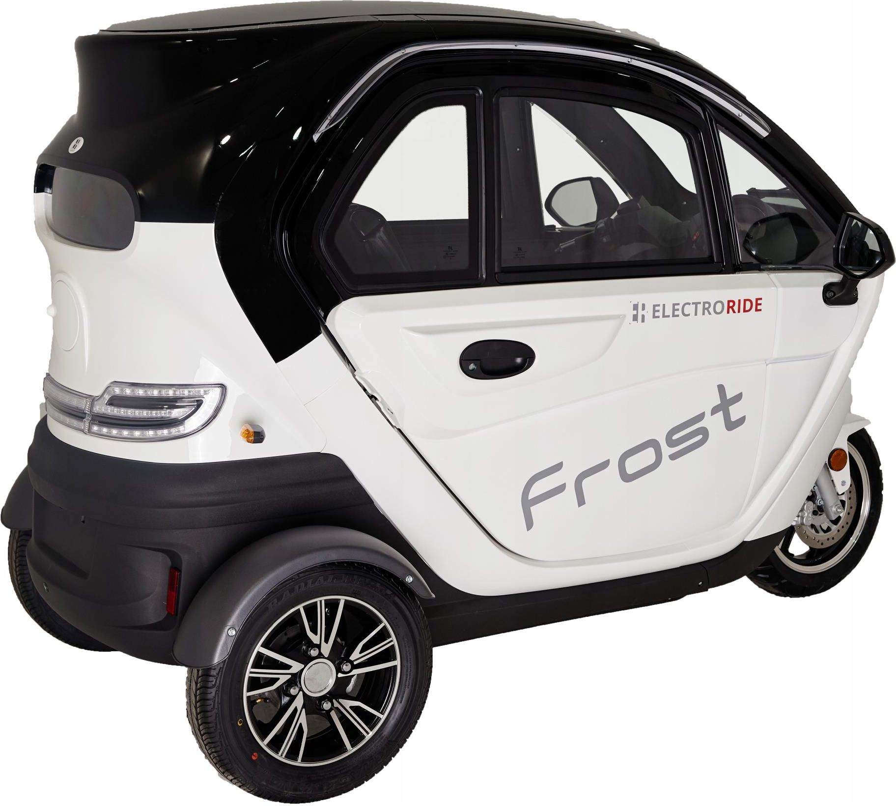 Trzykołowy pojazd elektryczny FROST, biały - zdjęcie 6 Trzykołowy pojazd elektryczny FROST, biały